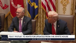 President Trump Participates in a Bilateral Lunch with the Prime Minister of Australia