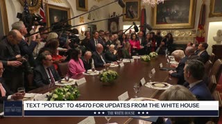 President Trump Participates in a Bilateral Lunch with the Prime Minister of Australia