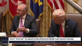 President Trump Participates in a Bilateral Lunch with the Prime Minister of Australia