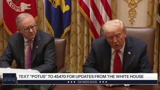 President Trump Participates in a Bilateral Lunch with the Prime Minister of Australia