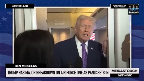 Trump has MAJOR BREAKDOWN on AIR FORCE ONE as PANIC SETS IN