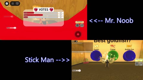 Stick Man and Mr. Noob play "Pick a Slide"