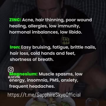 WEIRDEST SIGNS OF MINERAL DEFICIENCIES