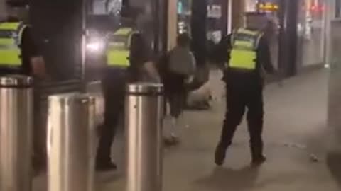 A soda can to the face is insane