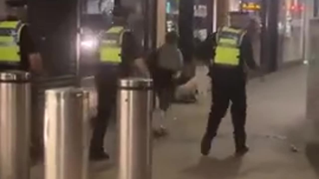 A soda can to the face is insane