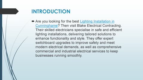 Best Lighting Installation in Cunninghame