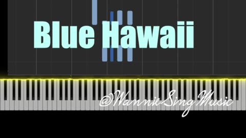 Blue Hawaii piano