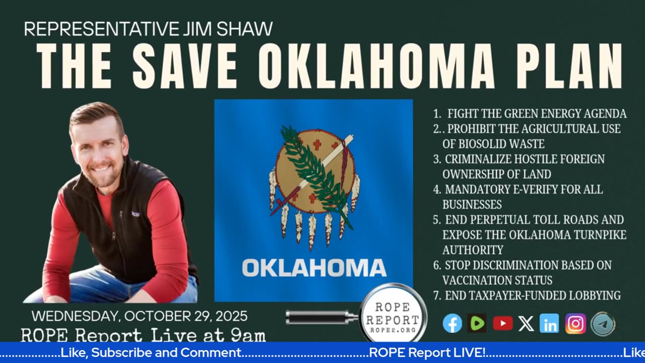 Representative Jim Shaw Explains The Save Oklahoma Plan