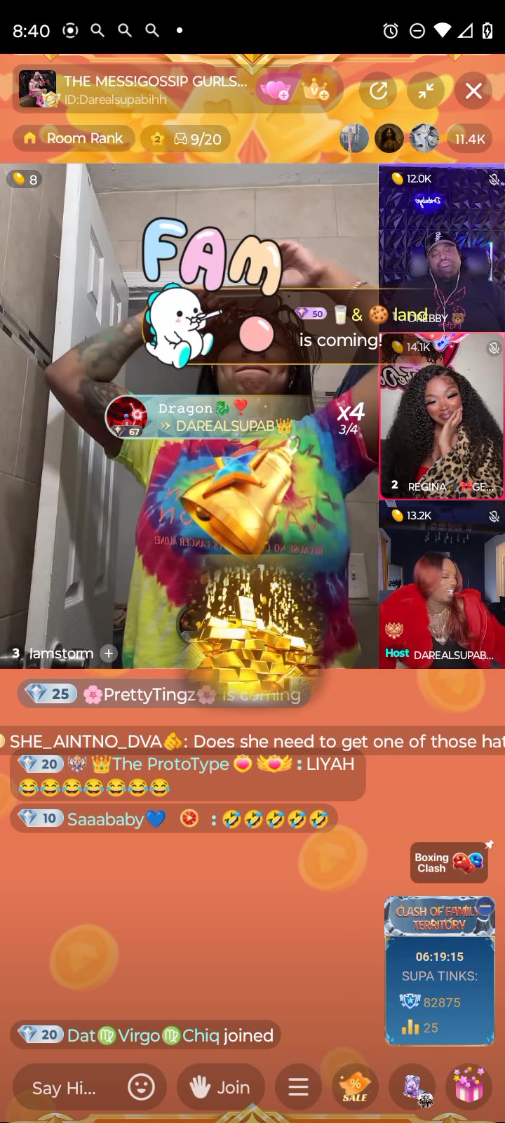 Storm runs Liyah off her show in tears