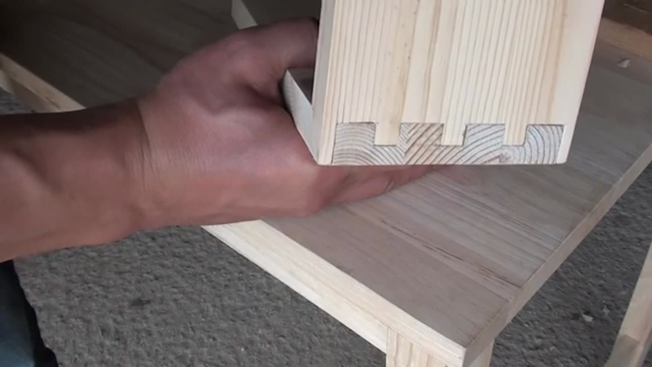 Woodworking Making Hand Cut Half Blind Dovetails