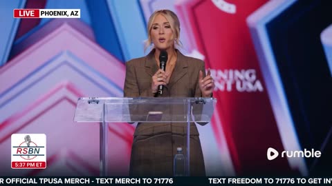 WATCH: Riley Gaines speaks at TPUSA's AmericaFest Conference Day Three. - 12/20/2025