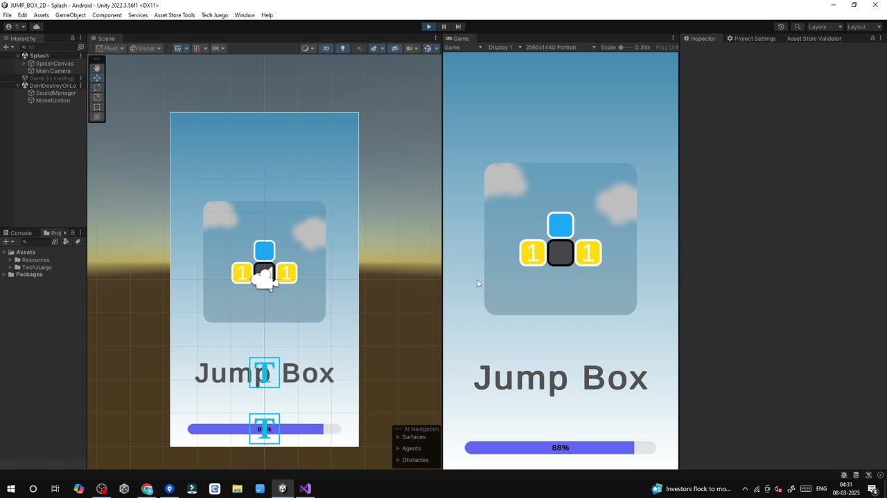 Jump Box 2D