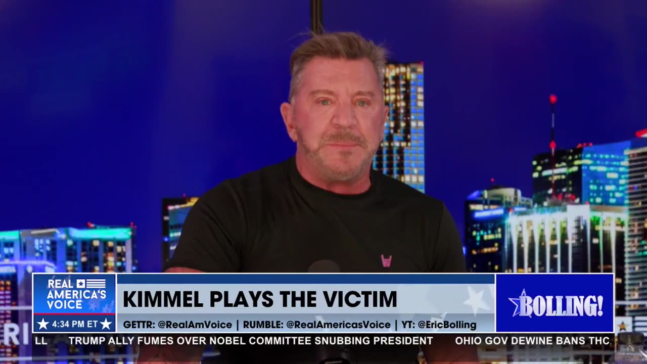 KIMMEL PLAYS THE VICTIM