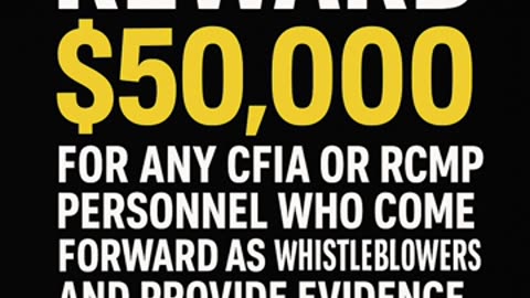 $50,000 Reward: Whistleblowers Wanted in CFIA/RCMP Ostrich Massacre
