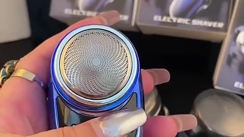 Mini Electric Travel Shaver with Digital Display Face Beard Trimmer