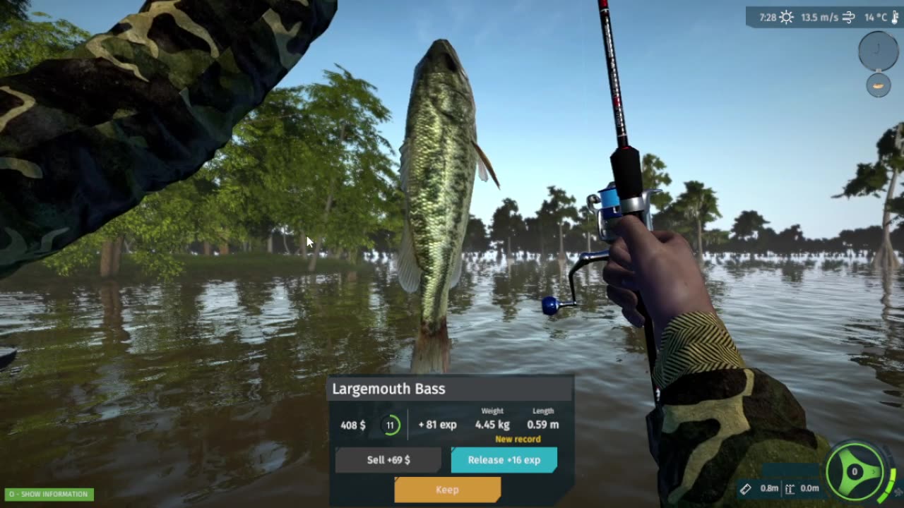 Doing some fishy stuff at America's Atchafalaya Basin, Louisiana.