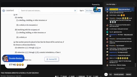TRUE FREEMAN ARRESTED & FACING A FELONY CHARGE FROM THE LAW
