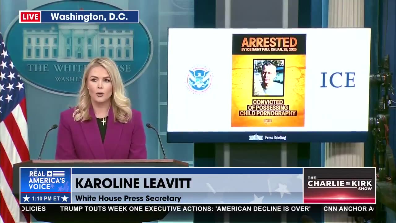 KAROLINE LEAVITT’S OPENING STATEMENTS - FIRST WHITE HOUSE BRIEFING