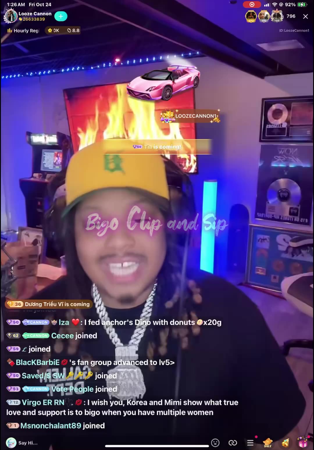 LoozeCannon reacts after leaving Gossip Gurls where he confronted TKO 10/24/25 #bigoclipandsip