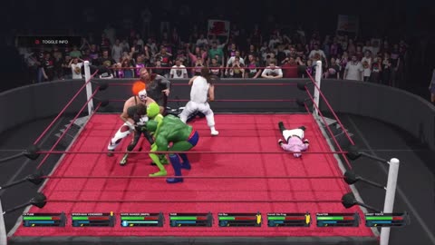 AOT2 RED 8 MAN GLOBAL TITLE NUMBER 1 CONTENDER BATTLE ROYAL