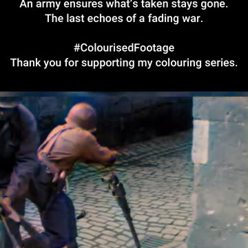 Final Blow US Forces Dismantle Captured Arms #ColourisedHistory