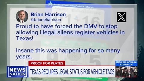 Texas Residents Must Now Show Proof of Legal Status When Registering or Renewing Their Vehicle