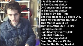If A Woman In The Dating Market Is Single At 30 Years Old, Then She Likely Rejected Over 10,000 Men