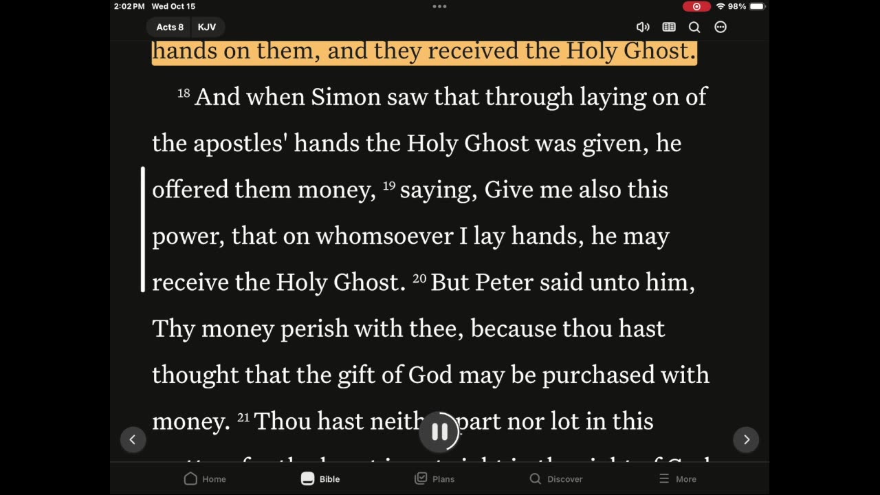 Book of Acts full Book auto read Bible