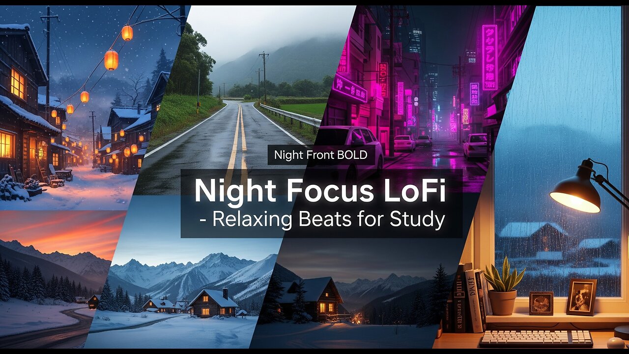 Night Focus LoFi – Relaxing Beats for Study, Coding & Deep Work