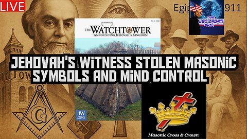 JEHOVAH'S WITNESS STOLEN MASONIC SYMBOLS AND MIND CONTROL