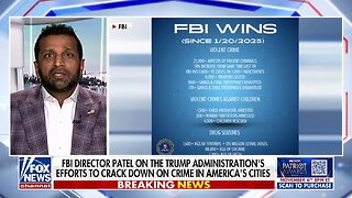 FBI Director: We're Up Double Digits On Stopping Crime, Drugs