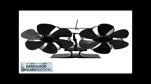 12 Blades Heat Powered Stove Fan Fireplace Heat Powered Eco-Friendly Fan Portable Review