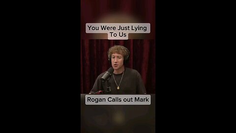 Joe Rogan Calls Out Mark Zuckerberg For Lying To Us