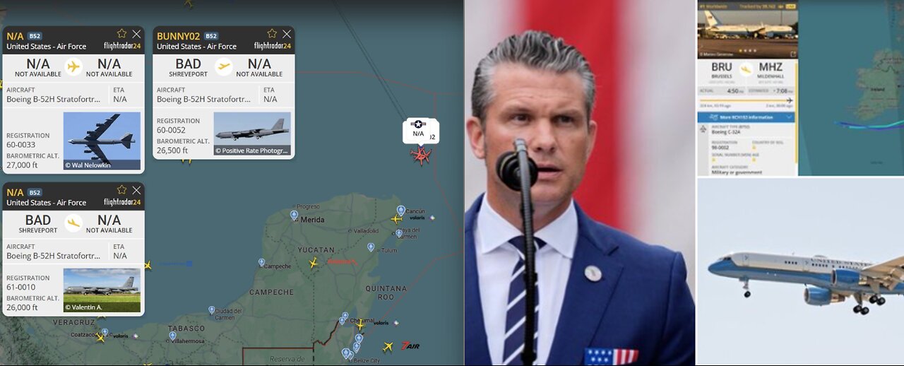 OMG DID YOU SEE THIS!!! EMERGENCY LANDING-B52'S HEADING WHERE?