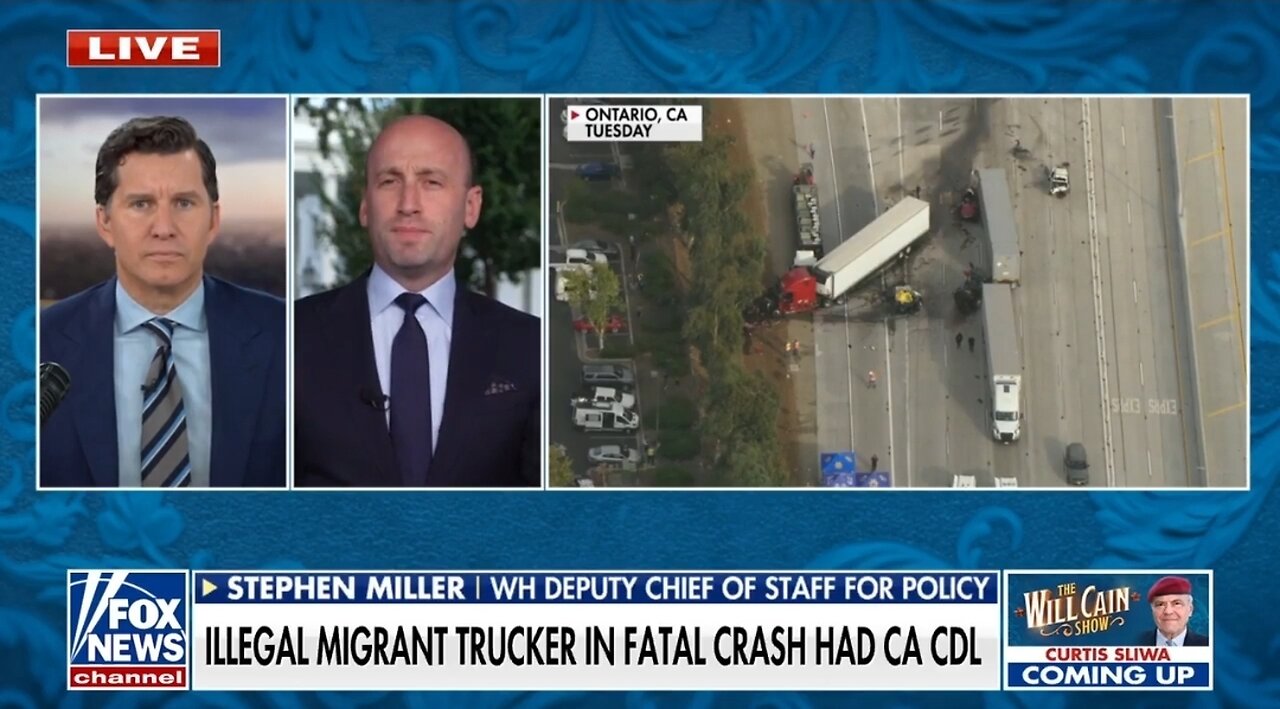 Stephen Miller: Illegal Alien Trucker California Crash Is A Democrat-Caused Calamity