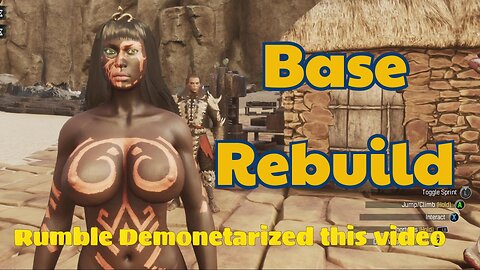 Conan Exiles rebuild day 3 naked big boobs
