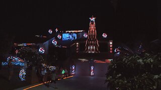 Merry Christmas Lights Best Perth Samson Court Duncraig Sound Western Australia