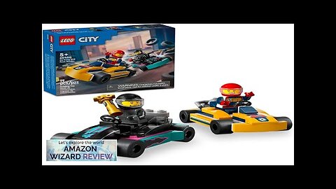 LEGO City Go-Karts and Race Drivers Toy Playset 2 Driver Minifigures Racing Review