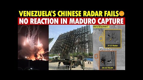 Shocking! Venezuela’s Pricy Chinese JY-27 Radar Fails in U.S. Maduro Capture, Turns to Scrap Metal