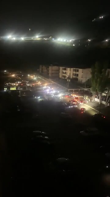 Chaotic scenes from Venezuela capital Caracas after explosions and strikes