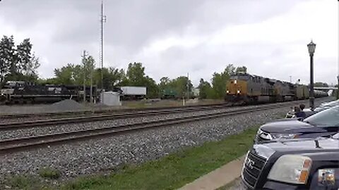 Norfolk Southern and CSX Trains from Berea, Ohio August 31, 2024 Part 2