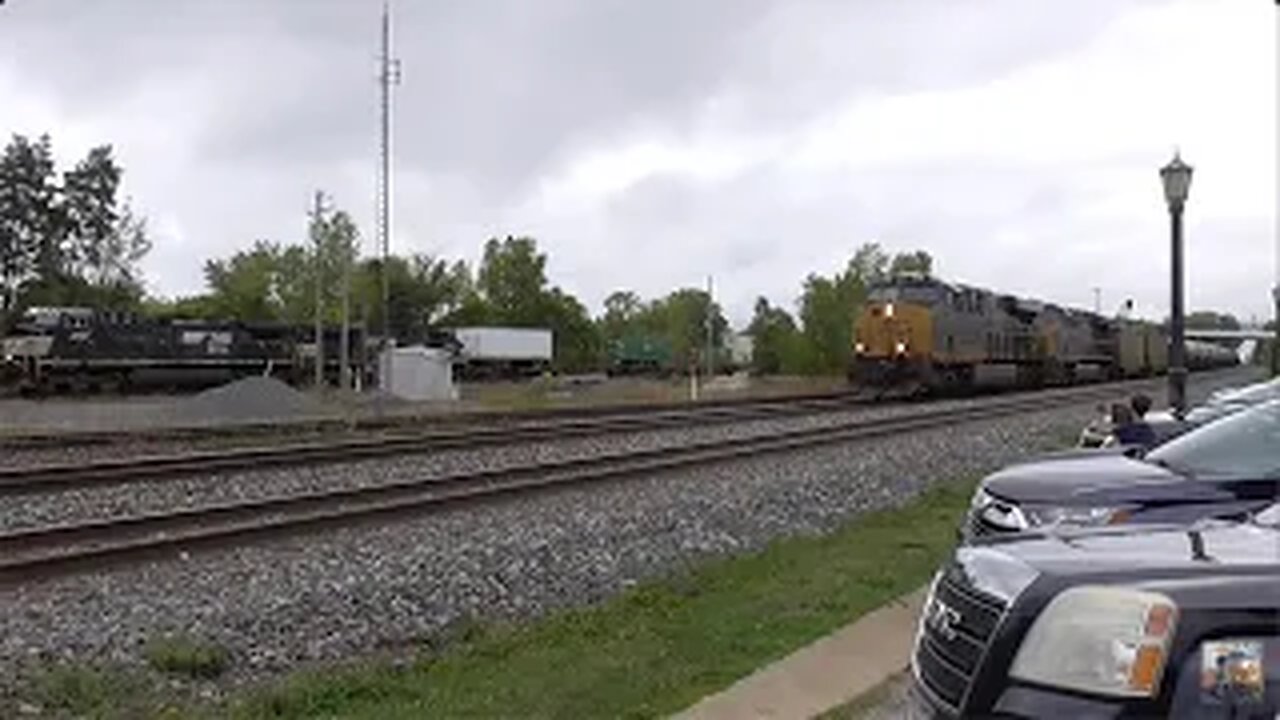 Norfolk Southern and CSX Trains from Berea, Ohio August 31, 2024 Part 2