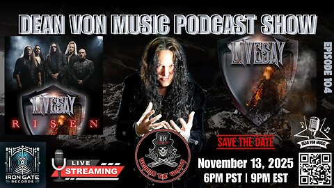 GREGG LIVESAY IS FILLING IN FOR RONNY MUNROE - LIVE EXCLUSIVE INTERVIEW EPISODE #104 JOIN US LIVE!