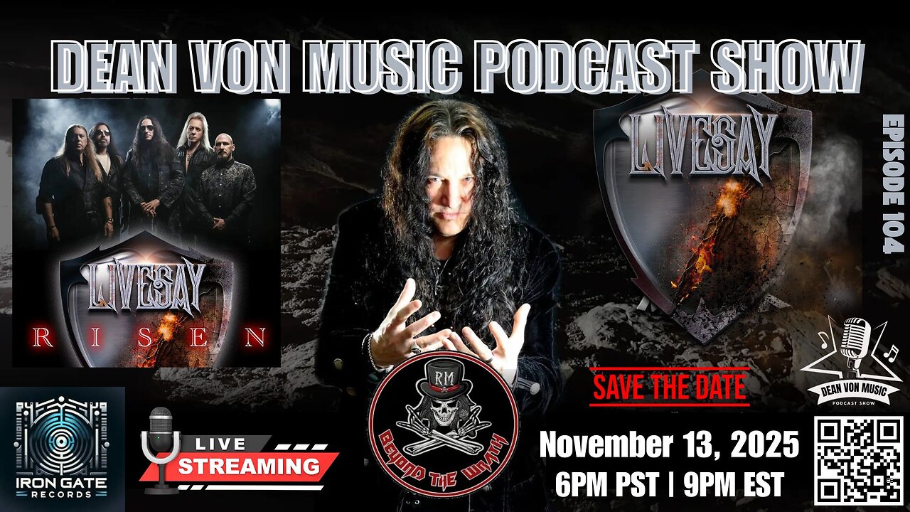 GREGG LIVESAY IS FILLING IN FOR RONNY MUNROE - LIVE EXCLUSIVE INTERVIEW EPISODE #104 JOIN US LIVE!