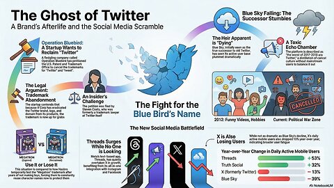 Twitter Trademark Battle & Blue Sky's Decline