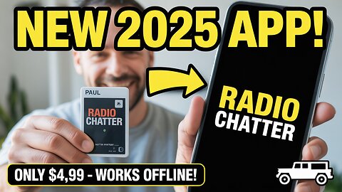 Turn Dead Air into Epic Stories: Radio Chatter Mobile App for Jeeps, GMRS & Campfires (iOS, Android)