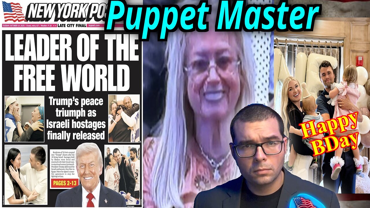 Trump calls out Puppet Master & Gets Hostages Freed. Lock the clock. New TDS crew. TC 10/14/25