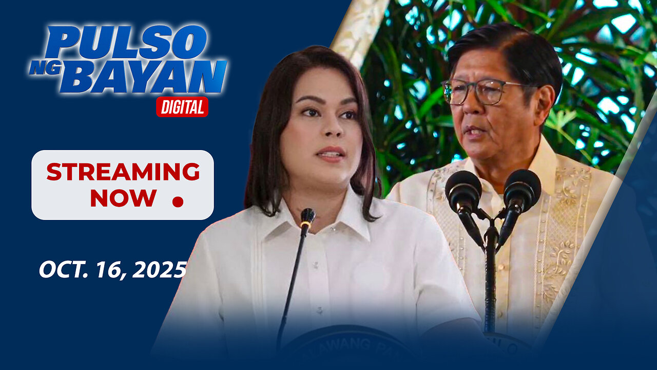 LIVE: Pulso ng Bayan kasama si Admar Vilando at Jade Calabroso | October 16, 2025