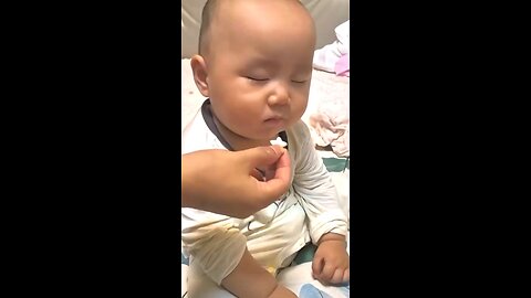 Baby Falls Asleep While Eating