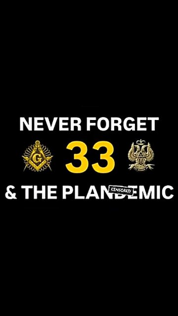 🔳🔺 COVID 33 ▪️ 33 DEGREES OF JEWISH FREEMASONRY